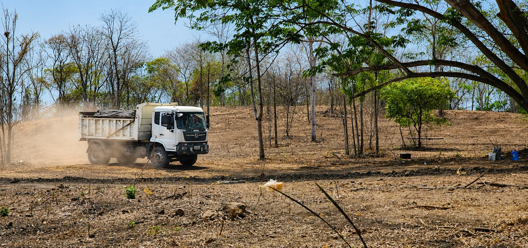 Movimiento de tierras durante el desarrollo de un proyecto